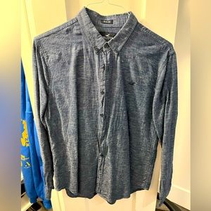 Hollister men’s medium Navy button down